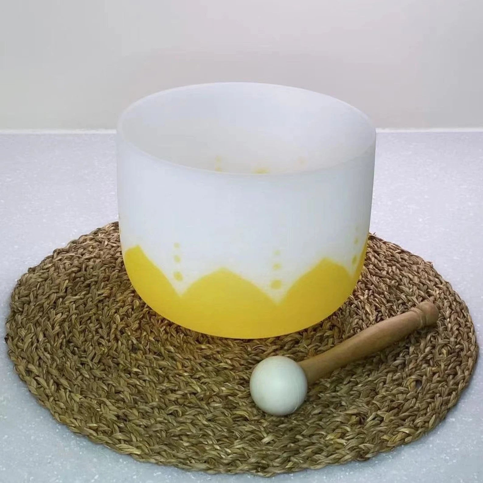 Cosmic Sound Bowls 'Inspired by the Sun' Frosted Singing Bowl