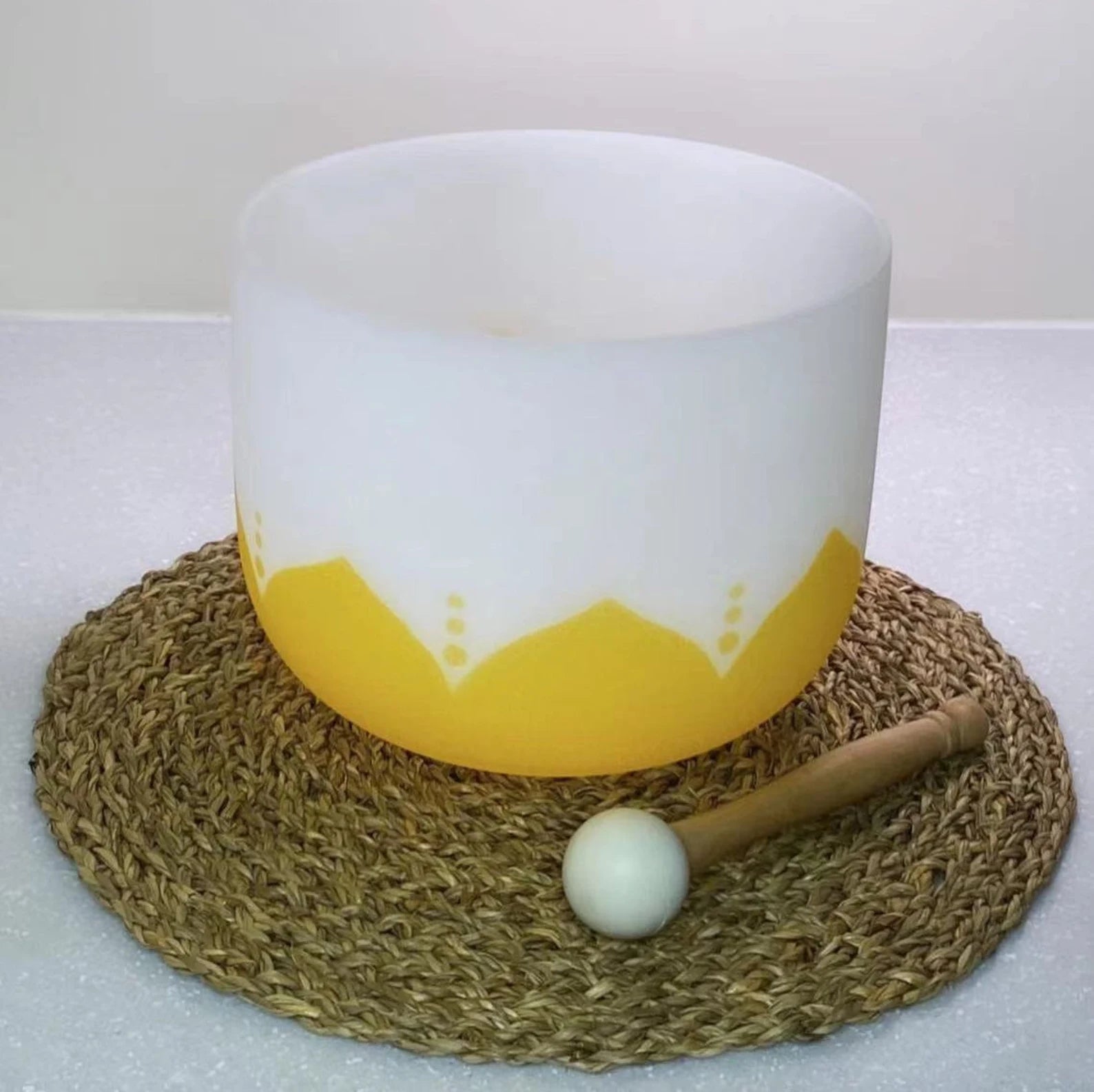 Cosmic Sound Bowls 'Inspired by the Sun' Frosted Singing Bowl