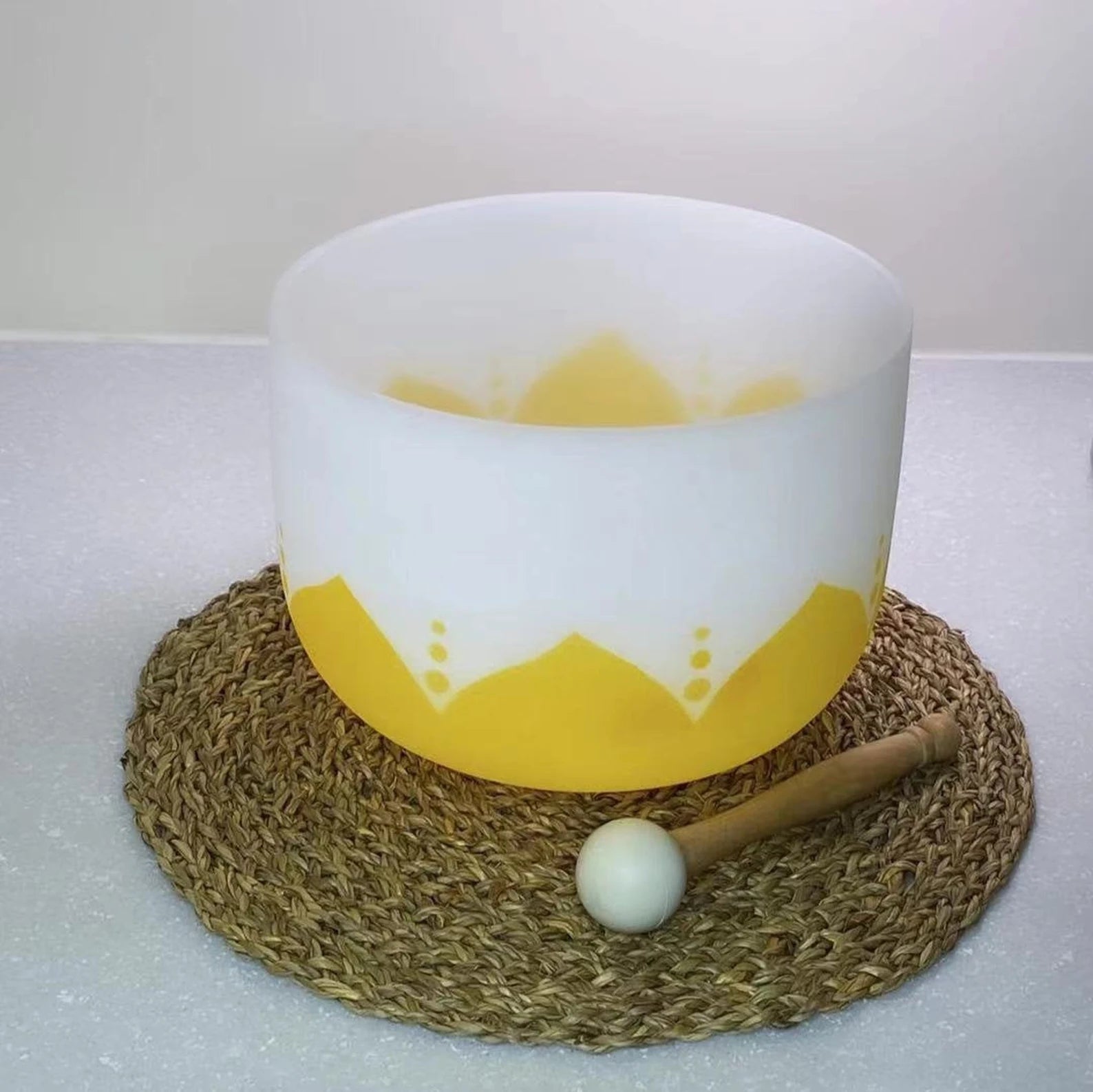 Cosmic Sound Bowls 'Inspired by the Sun' Frosted Singing Bowl