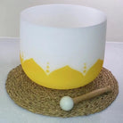 Cosmic Sound Bowls 'Inspired by the Sun' Frosted Singing Bowl