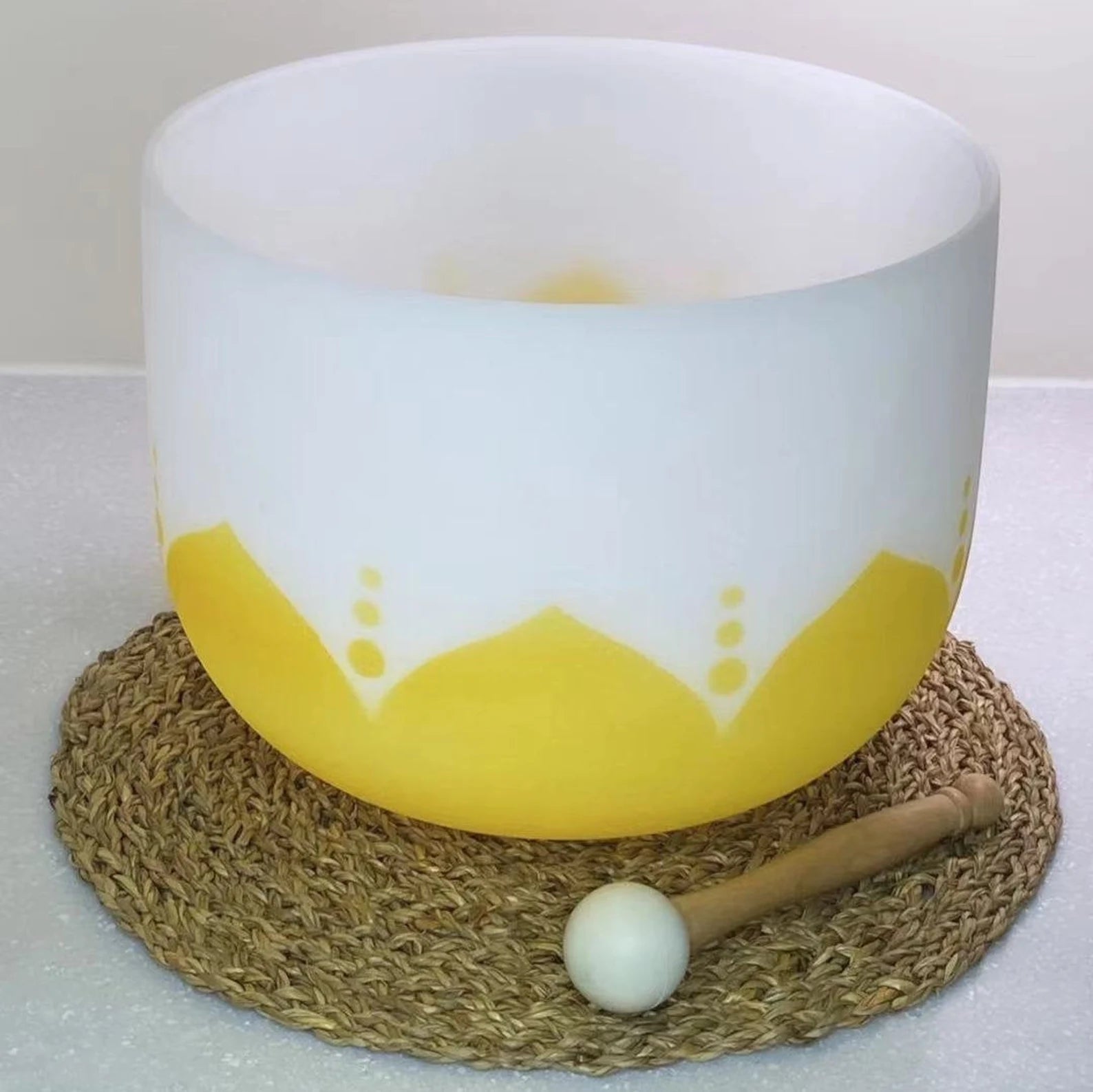 Cosmic Sound Bowls 'Inspired by the Sun' Frosted Singing Bowl