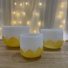 Three Bowls out of Big Sound Healing Starter Set 'Inspired by the Sun' Set of 3 Chakra Bowls 