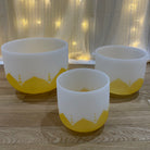 Three Bowls out of Big Sound Healing Starter Set 'Inspired by the Sun' Set of 3 Chakra Bowls 